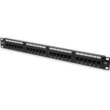 Digitus 19\'\' CAT6 24-portos UTP patch panel szerver