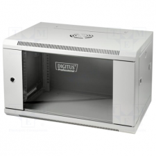Digitus 19" Fali rack szekrény 6U 600x450mm - Szürke (DN-WU19 06U/450) asztali számítógép kellék