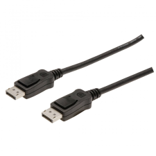 Digitus Assmann AK-340103-030-S DisplayPort (apa - apa) kábel 3m - Fekete kábel és adapter