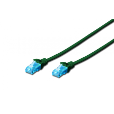 Digitus CAT5e U-UTP Patch Cable 10m Green kábel és adapter