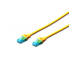 Digitus CAT5e U-UTP Patch Cable 2m Yellow kábel és adapter