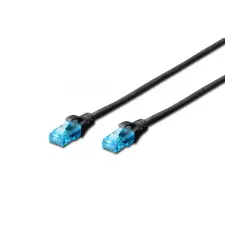  Digitus CAT5e U-UTP Patch Cable 5m Black kábel és adapter