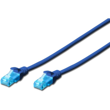 Digitus CAT5e U/UTP PVC 3m kék patch kábel kábel és adapter