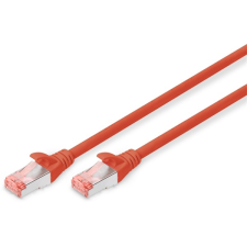 Digitus cat6 s-ftp lszh 0,5m piros patch kábel kábel és adapter