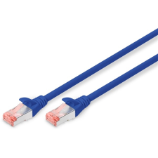 Digitus cat6 s-ftp lszh 5m kék patch kábel kábel és adapter