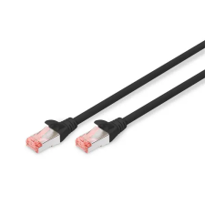 Digitus CAT6 S-FTP Patch Cable 0,25m Black  DK-1644-0025/BL kábel és adapter