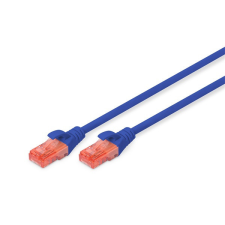 Digitus CAT6 U/UTP 0,5m kék patch kábel kábel és adapter