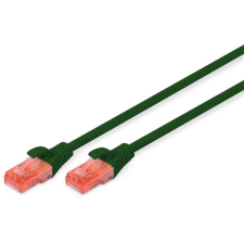 Digitus CAT6 U/UTP LSZH 10m zöld patch kábel kábel és adapter