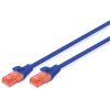 Digitus CAT6 U/UTP LSZH 1m kék patch kábel