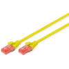 Digitus CAT6 U/UTP LSZH 3m sárga patch kábel