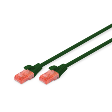 Digitus cat6 u-utp patch cable 0,25m green dk-1617-0025/g kábel és adapter