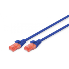 Digitus CAT6 U-UTP Patch Cable 0,5m Blue kábel és adapter