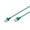 Digitus CAT6 U-UTP Patch Cable 0,5m Green DK-1618-005S-G