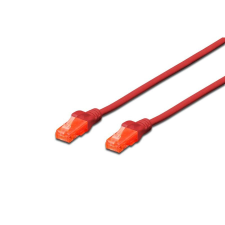 Digitus CAT6 U-UTP Patch Cable 1m Red kábel és adapter