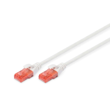 Digitus CAT6 U-UTP Patch Kábel 1m Fehér DK-1617-010/WH kábel és adapter