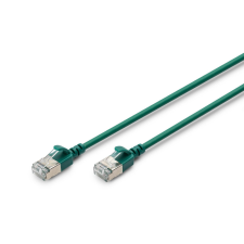 Digitus CAT6A F-FTP Patch Cable 0,3m Green kábel és adapter