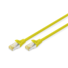 Digitus CAT6A S-FTP LSZH 1m sárga patch kábel