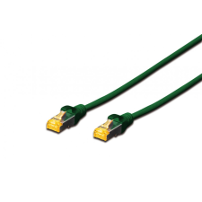  Digitus CAT6A S-FTP Patch Cable 0,25m Green kábel és adapter