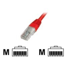 Digitus CAT 5e U/UTP Patchkabel, 2m, rot (DK-1511-020/R) kábel és adapter