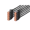 Digitus CAT 6 S-FTP Patch Cable 5m Black (10db) DK-1644-050-BL-10