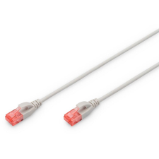 Digitus CAT 6 U/UTP Slim Patchkabel, 3m, grau (DK-1617-030S) kábel és adapter