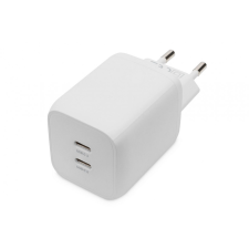 Digitus DA-10063 USB-C Charger 2-port, 65W GaN White mobiltelefon kellék