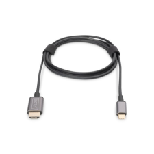 Digitus DA-70821 USB C - HDMI A 1,8m szürke video átalakító kábel kábel és adapter