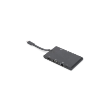 Digitus DA-70865 USB-C utazó 9 portos univerzális notebook dokkoló állomás kábel és adapter