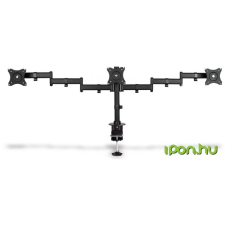 Digitus DA-90362 Clamb Mount Tripla monitor tartó 15-27" monitor kellék