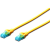 Digitus DK-1512-0025/Y UTP patch kábel CAT5e 0.25m sárga (DK-1512-0025/Y)