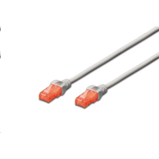 Digitus DK-1612-020 U/UTP patch kábel CAT6 2m szürke kábel és adapter