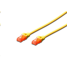 Digitus DK-1612-020/Y U/UTP patch kábel CAT6 2m sárga kábel és adapter