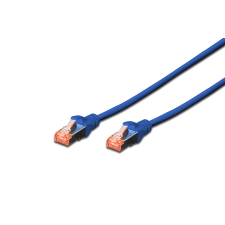 Digitus DK-1644-0025/B CAT 6 Patch kábel 0.25 m Kék kábel és adapter