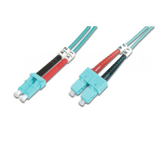 Digitus DK-2532-03-4 száloptikás kábel 3 M LC SC I-VH OM4 Violet kábel és adapter