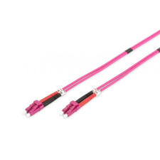  Digitus DK-2533-07-4 száloptikás kábel I-VH OM4 Violet kábel és adapter