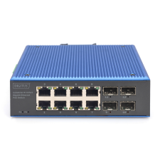 Digitus DN-651153 Ipari Gigabit PoE Switch hub és switch