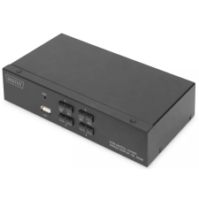 Digitus DS-12880 KVM Switch - 4 port kábel és adapter
