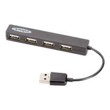 Digitus Ednet USB 2.0 Notebook Hub - hub - 4 ports (85040) hub és switch