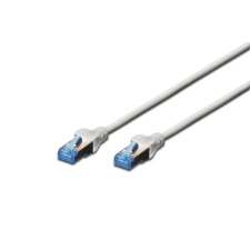 Digitus F/UTP CAT5e Patch kábel 2m - Szürke kábel és adapter