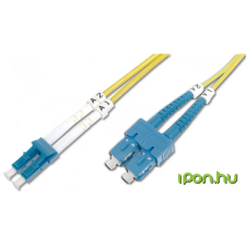 Digitus Fiber Optic LC Fiber Optic SC Átalakító Sárga 10m DK-2932-10 kábel és adapter