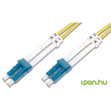 Digitus Fiber Optic LC Összekötő Sárga 1m DK-2933-01 kábel és adapter