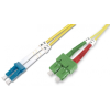 Digitus Fiber Optic SC/APC Fiber Optic LC/UPC Átalakító Sárga 3m DK-292SCA3LC-03