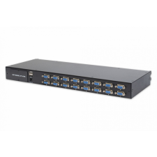 Digitus KVM module, 16 port hub és switch