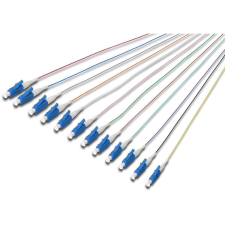 Digitus LWL Pigtails LC simplex OS2 12Stk 2.00m (DK-29332-02) kábel és adapter