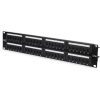Digitus Patchpanel 2HE 48-Port Cat5e ungeschirmt schwarz (DN-91548U)