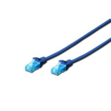 Digitus Premium CAT 5e UTP patch kábel, hossza: 2m, kék (DK-1512-020/B) kábel és adapter