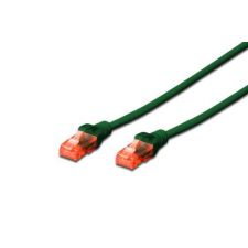 Digitus Premium CAT 6 UTP patch kábel 2,0m, zöld kábel és adapter