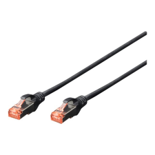 Digitus Professional patch cable - 50 cm - black (DK-1644-005-BL-10) kábel és adapter