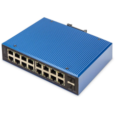Digitus Switch 16+2-Port L2 managed  Gigabit Ethernet PoE (DN-651159) hub és switch