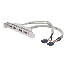 Digitus USB2.0 kivezetés PC hátlapra 4 portos (AK-300304-002-E) kábel és adapter